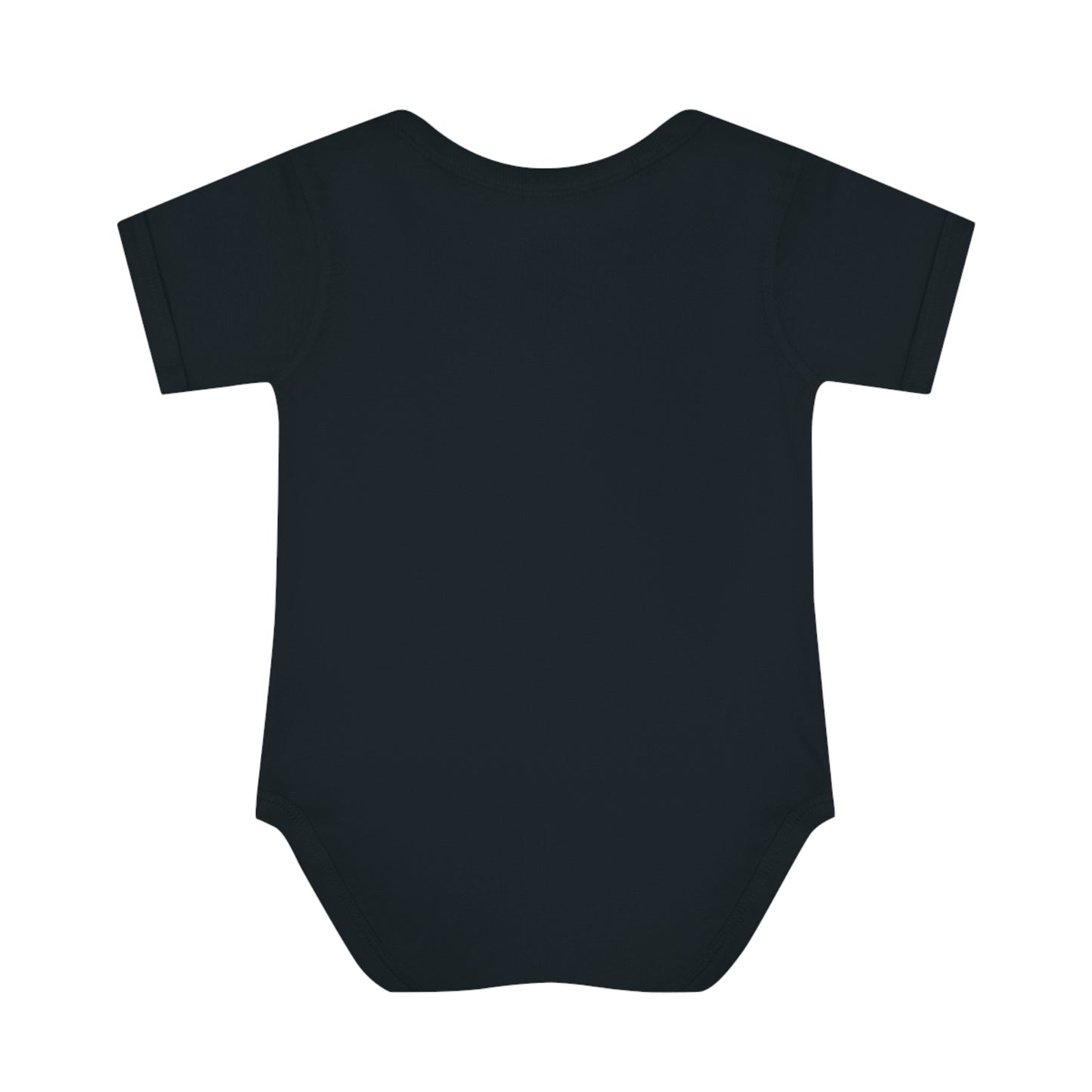THE RÉMIX by Dave Audé (White on Black) Infant Baby Rib Bodysuit