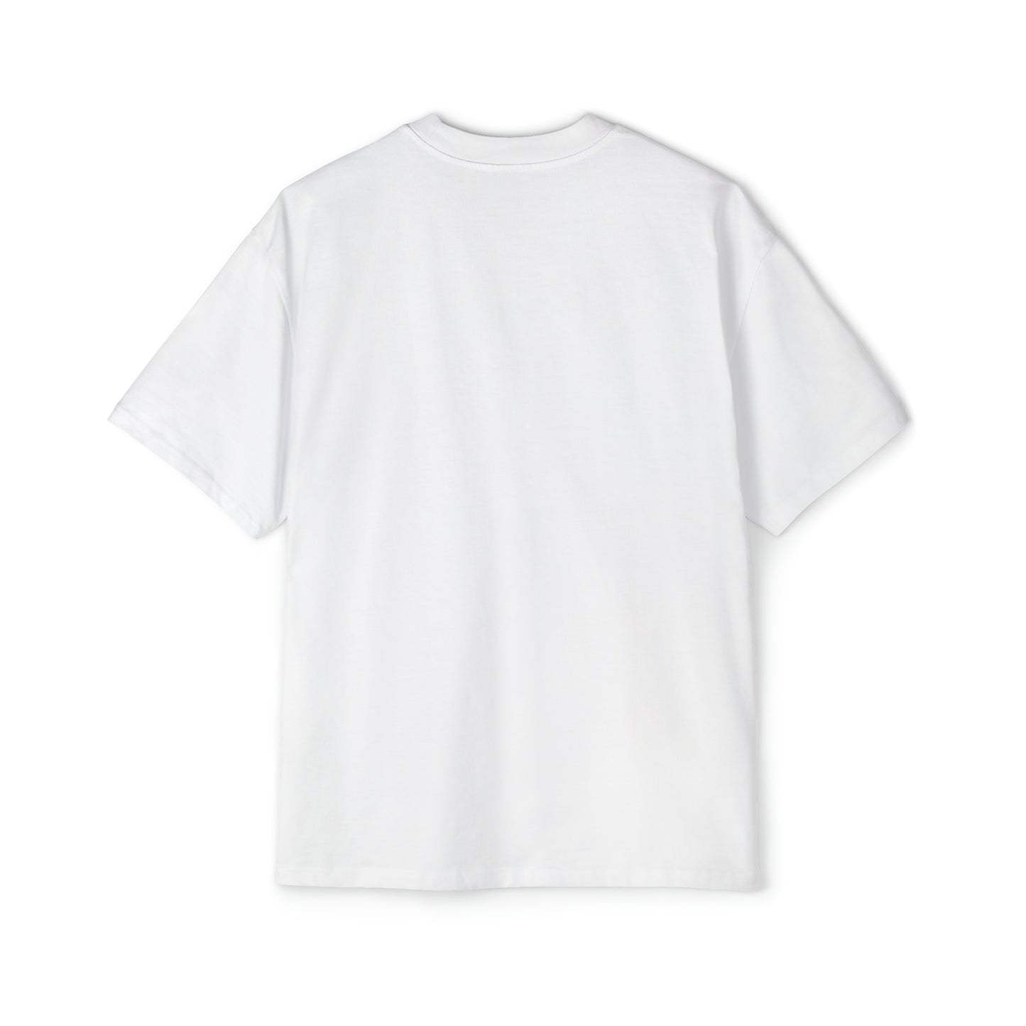 THÉ ORIGINAL by Dave Audé (Black on White) Men's Heavy Oversized Tee