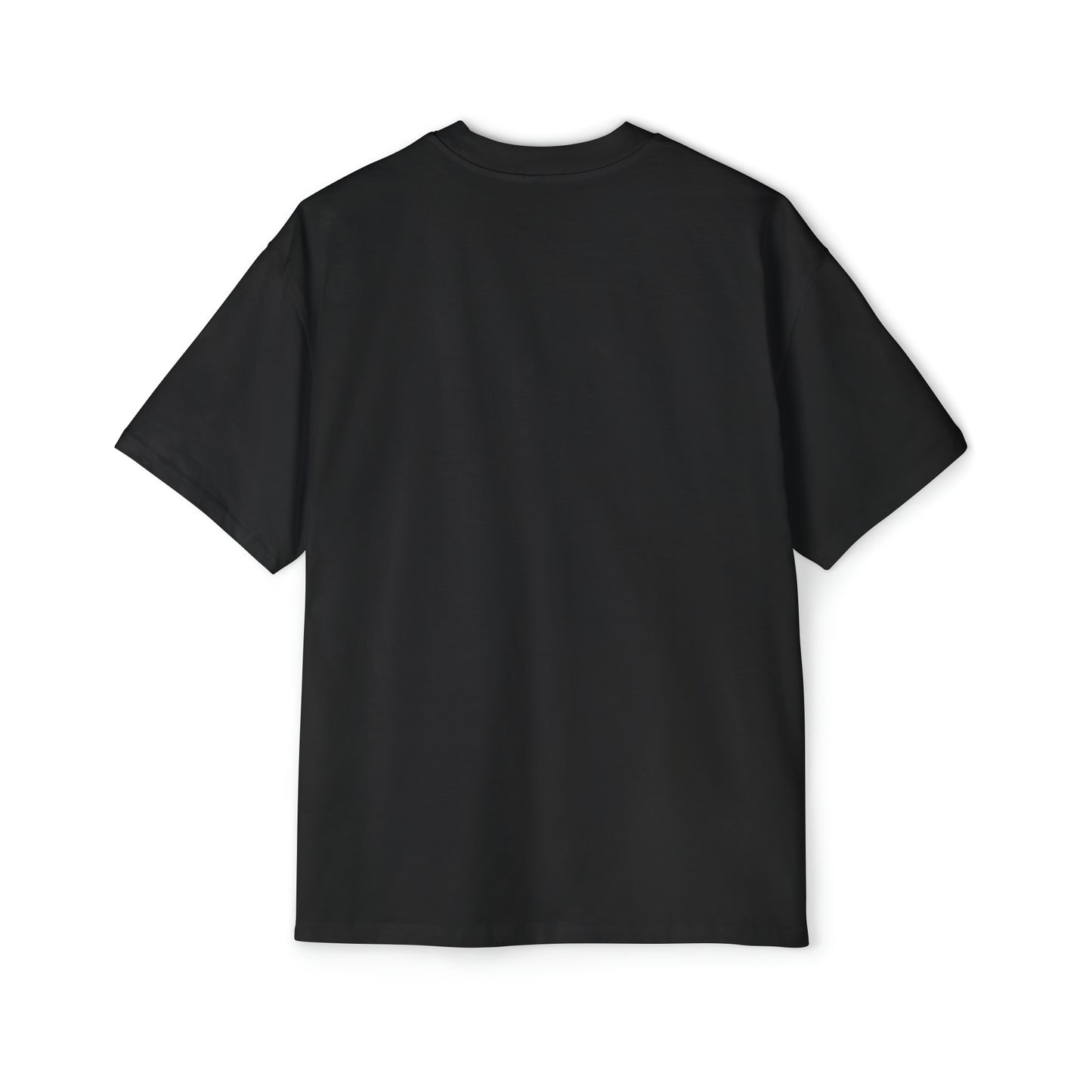 THÉ ORIGINAL by Dave Audé (White on Black) Men's Heavy Oversized Tee