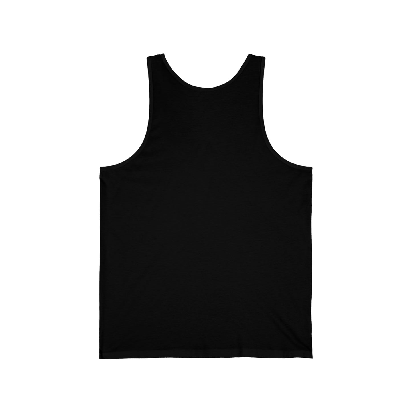 THE RÉMIX by Dave Audé (White on Black) Unisex Jersey Tank